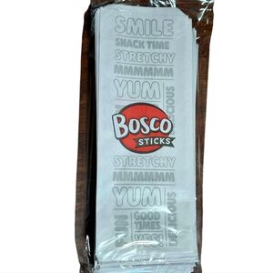 Bosco Sticks Serving Paper Holder Breadsticks Cheese Party Package of 50 Bags.